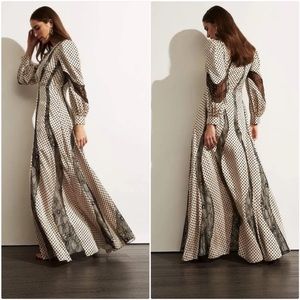 Sachin & Babi Meena Polka Dot Maxi in Ivory